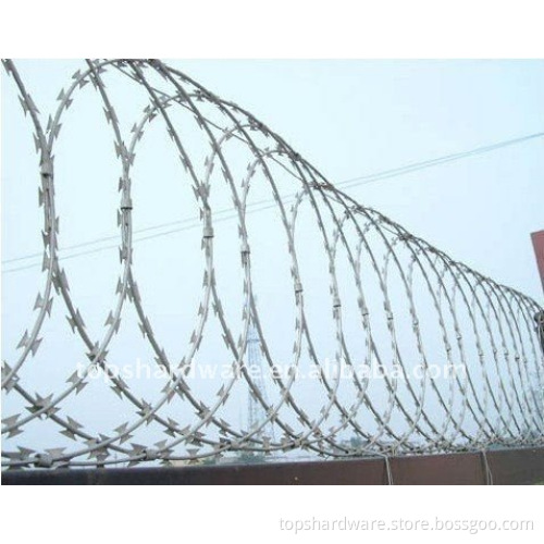 high standard galvanized razor wire